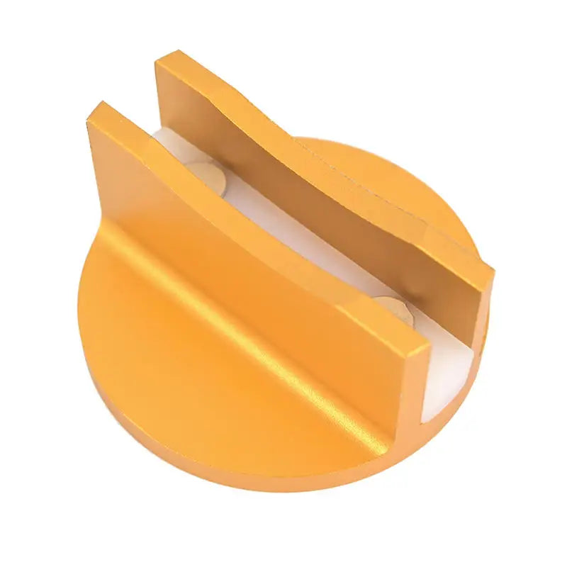 Pinch Weld Jack Adapter Magnetic Aluminum Grooved Magnetic Jacking Puck Universal Magnetic Jack For Sub-Frame Vehicle Floor Jack