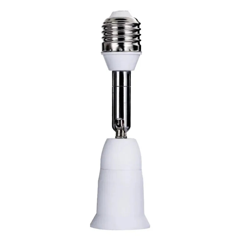 LED Light Bulb E27 Socket Flexible Extension Adapter Converter Wall Base Holder Screw Extension Cord for Lamp Holder