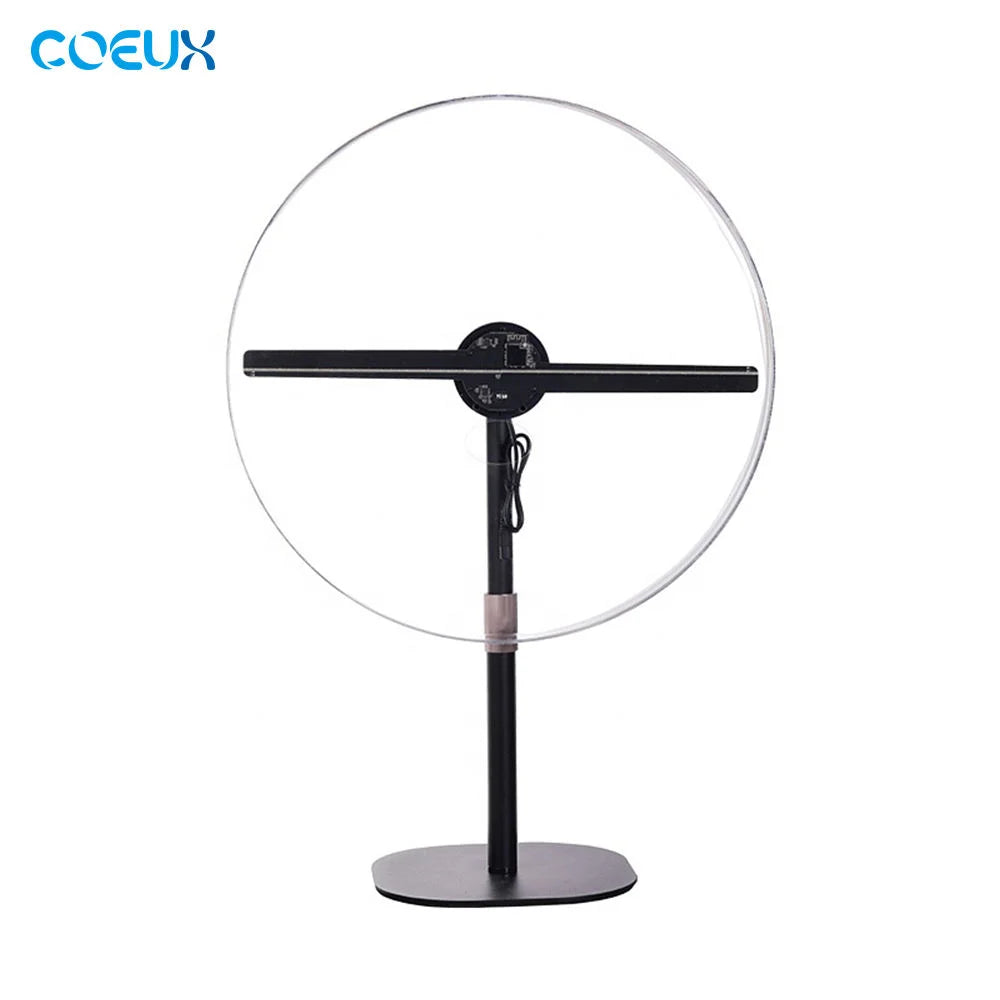 3D LED Hologram Advertising Fan 42cm Compact 3D Display Multi-scene for School Education and Commercial Use
