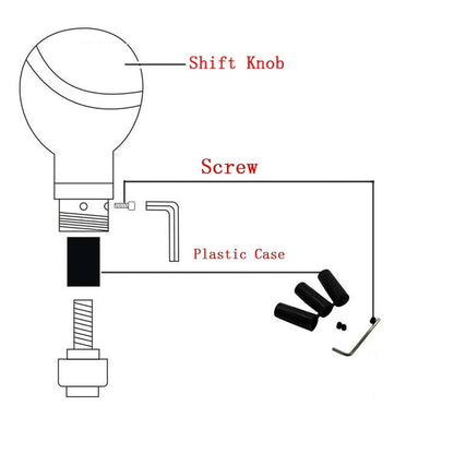 Universal ABS Skull Head Car Gear Shifter Knob Skull Shifter Lever Fit For Manual Transmission