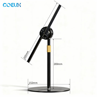 3D LED Hologram Advertising Fan 42cm Compact 3D Display Multi-scene for School Education and Commercial Use