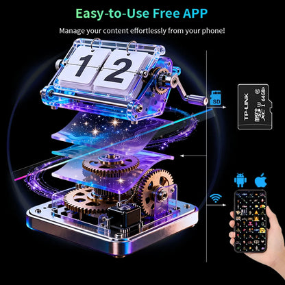 3D LED Hologram Advertising Fan 42cm Compact 3D Display Multi-scene for School Education and Commercial Use