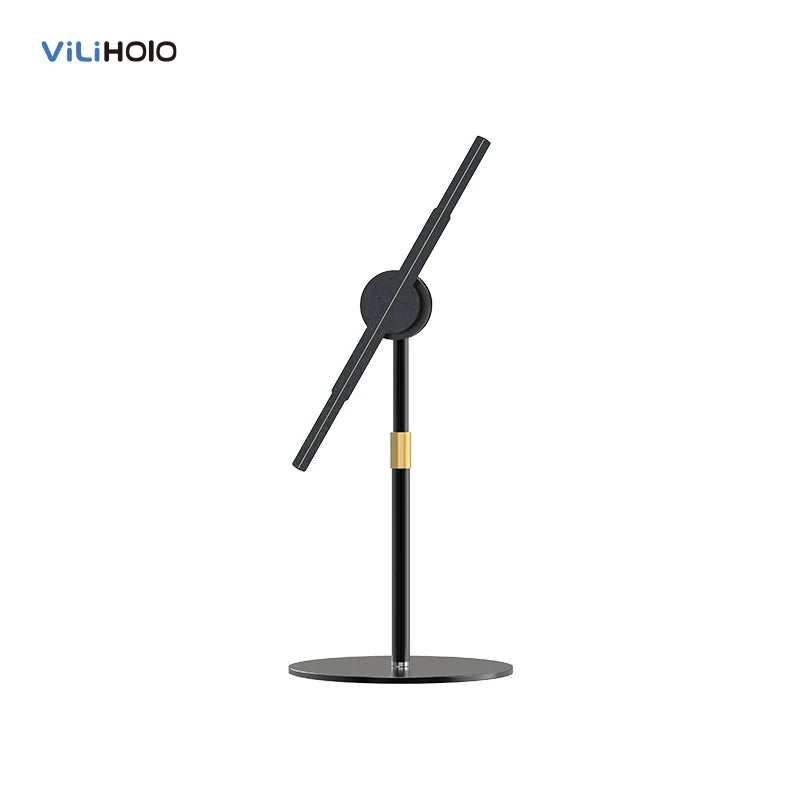 Ultra Clear Commercial Hologram Fan 42CM Desktop Stand LED Display Transparent Advertising Display Digital Signage Equipment