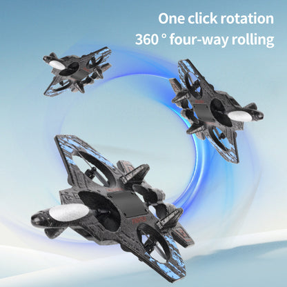 Cross-border children's remote control fighter drone rechargeable fall-resistant foam model glider birthday gift boy