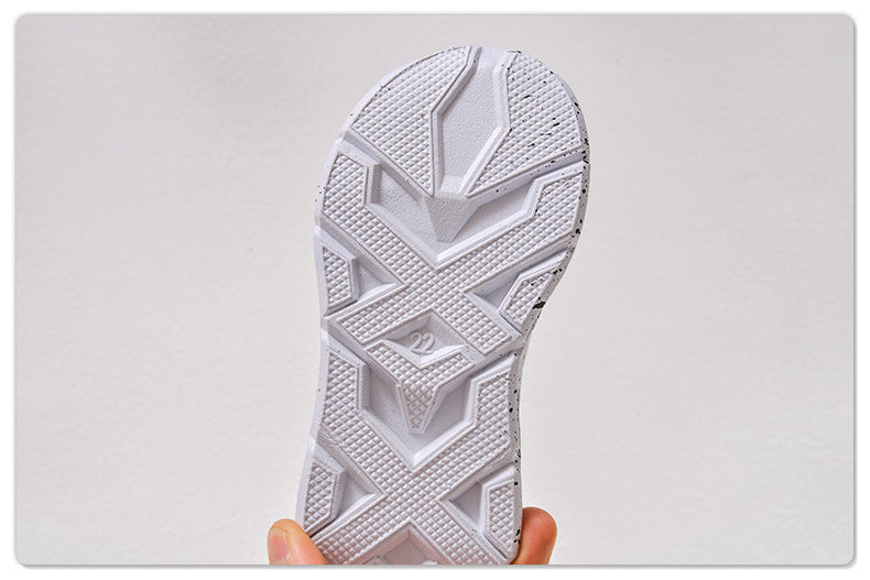 Spring and autumn 2025 new leather bright lights children's sneaker wholesale cartoon with lights boys soft bottom running shoes in stock