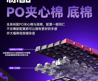 AULA tarantula WIN60/68HE magnetic shaft mechanical keyboard special customized FPS fearless contract r