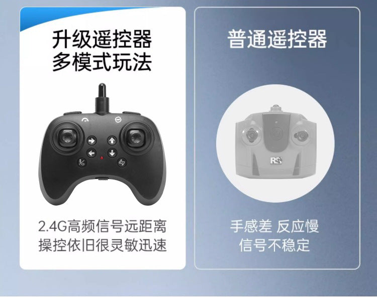 Cross-border children's remote control fighter drone rechargeable fall-resistant foam model glider birthday gift boy