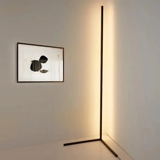 RGB Corner Floor Lamp with Music Sync, Remote & App