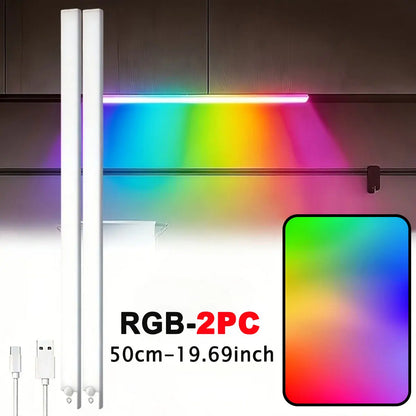 RGB Ambient Sensor Light - Adjustable Rainbow Gradient Running Light Suitable for Various Scenes Such As Living Room Bedroom