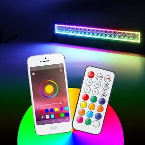 21-Inch RGB multi-color color smartphone and remote control running lights 120 watts Widely used RGB light strips