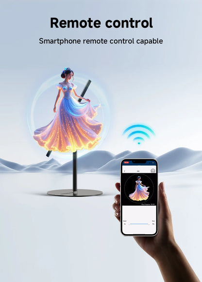 3D Hologram Fan 42CM Desktop LED Display Equipment Projector Holographic Display New Generation Hologram Machine For Advertising