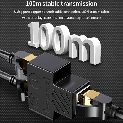 TISHRIC RJ45 1 To 2 Ways Expansion Network Port Ethernet LAN Network Splitter Rj45 Cable Port Network Cable Splitter