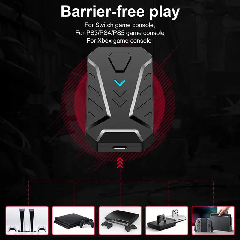Gaming Keyboard And Mouses Combo With Converter Build In ForNintendo SwitchPS4 XboxConsoles