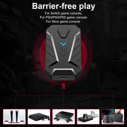 Gaming Keyboard And Mouses Combo With Converter Build In ForNintendo SwitchPS4 XboxConsoles