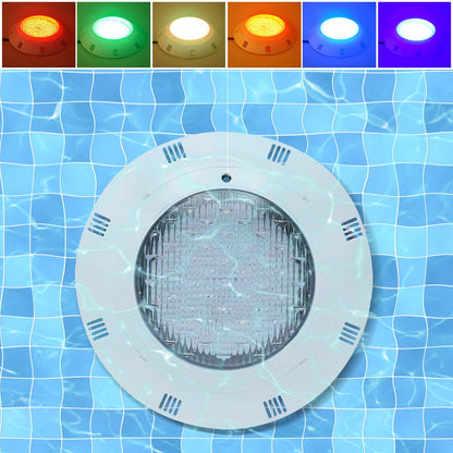 45W RGB LED Underwater Swimming Pool Light IP68 Waterproof 7 Colors Changing Underwater Pool Lights with Remote Control