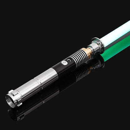 RGB Metal Lightsaber — 14-Color LED Sword with Sound Effects & USB Rechargeable Battery