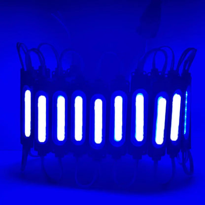 Wholesale 10PCS/lot 12V Multicolour Led Modules COB Light Backlight Shop Banner Waterproof IP65 Christmas Decorations Warm White