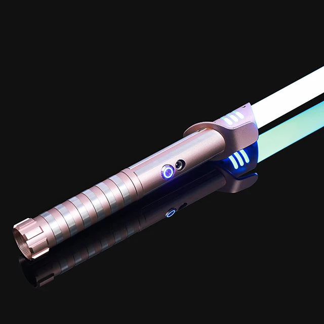 RGB Metal Lightsaber — 14-Color LED Sword with Sound Effects & USB Rechargeable Battery