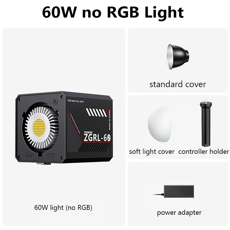RGB Video Light Portable LED Photography Studio Light with 10000mAh Rechargeable for Vlog Streaming Live Photo Fill Lamp
