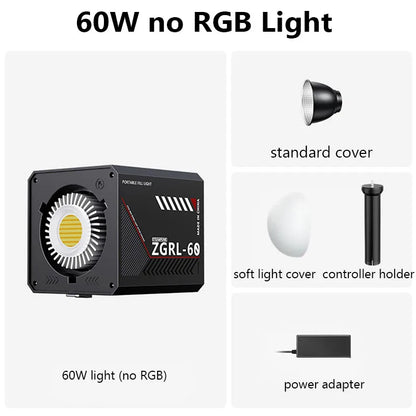 RGB Video Light Portable LED Photography Studio Light with 10000mAh Rechargeable for Vlog Streaming Live Photo Fill Lamp