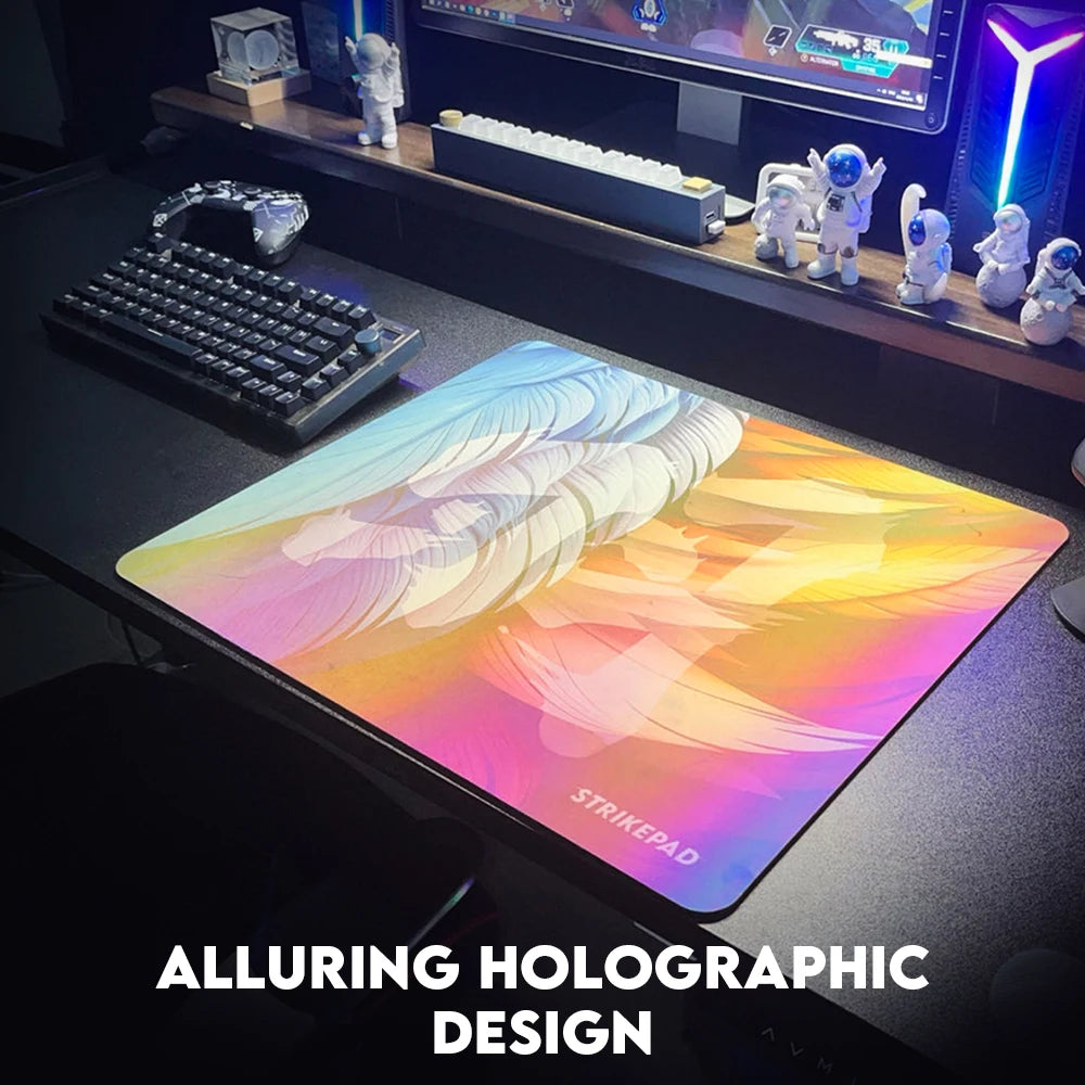 FANTECH Strikepad MST491 Gaming Mousepad Alluring Holographle Design 490x420x3mm Mouse Mat Waterproof and No Edge Stitching