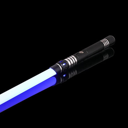 RGB Metal Lightsaber — 14-Color LED Sword with Sound Effects & USB Rechargeable Battery