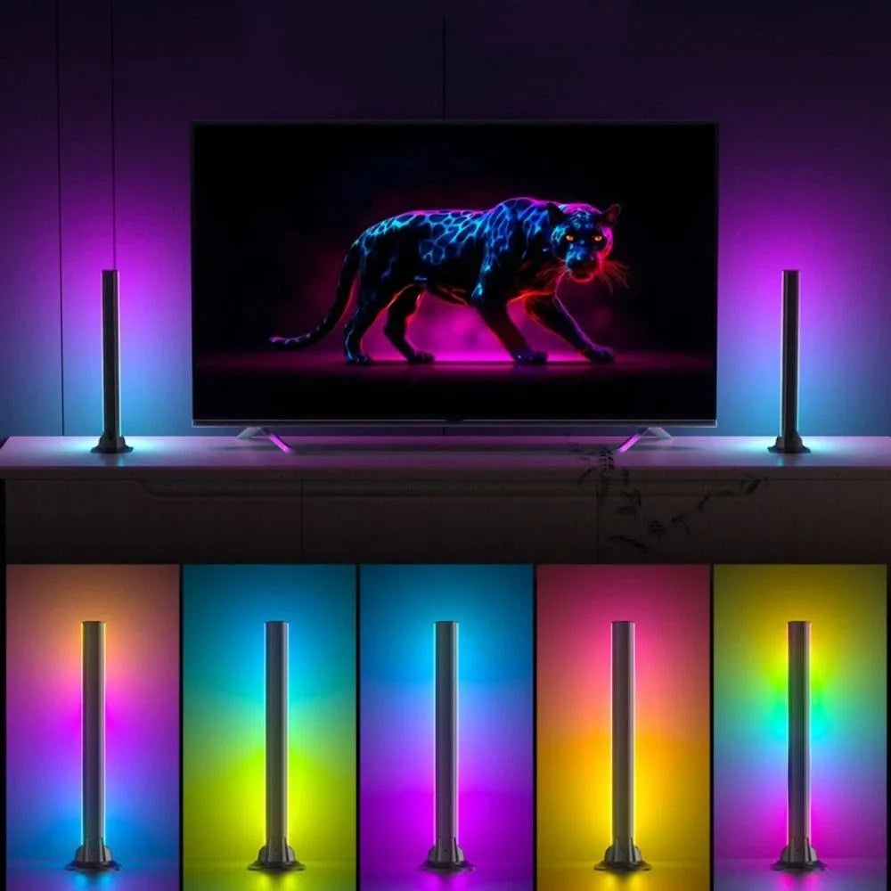 RGB Pickup RGB LED Light Bar USB Powered Smart Music Rhythm Lights Light Music Rhythm Sync Atmosphere Light Holiday Atmosphere