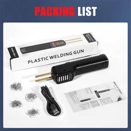 PWG-1 Wireless Charging Plastic Welding Gun With 200Pcs Welding Pins Built-in 2600mm Lithium Battery Plastic Welder Machine