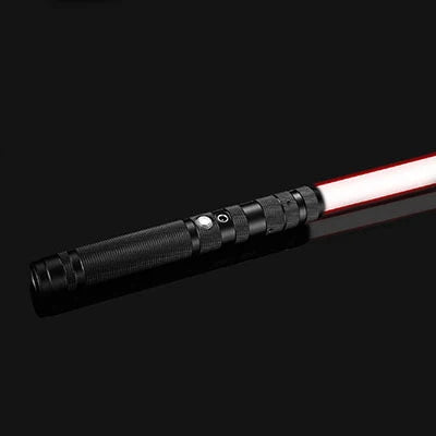 RGB Metal Lightsaber — 14-Color LED Sword with Sound Effects & USB Rechargeable Battery