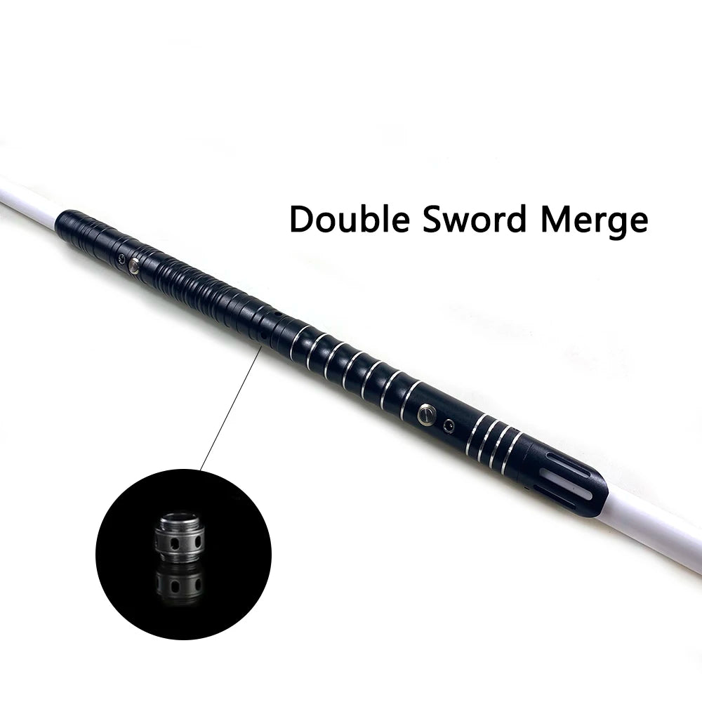 RGB Metal Lightsaber — 14-Color LED Sword with Sound Effects & USB Rechargeable Battery