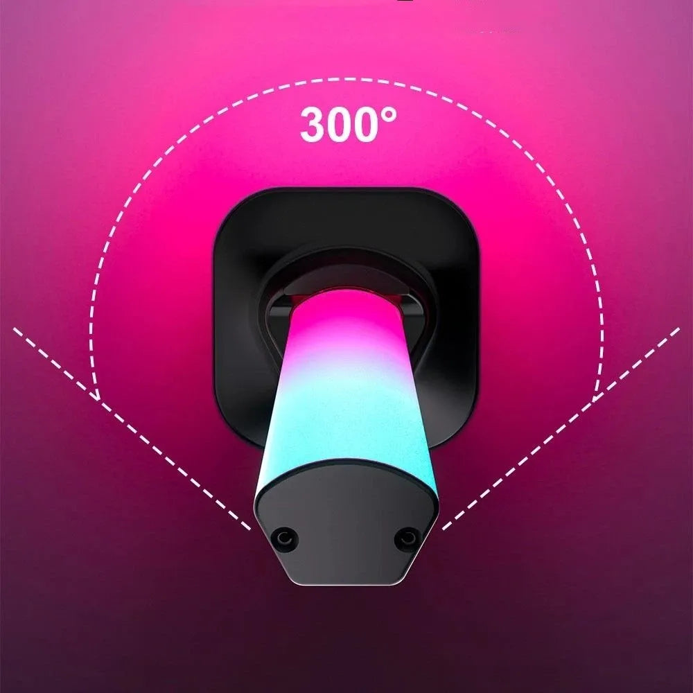 RGB Pickup RGB LED Light Bar USB Powered Smart Music Rhythm Lights Light Music Rhythm Sync Atmosphere Light Holiday Atmosphere