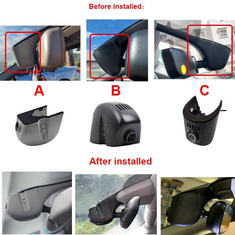4K UHD 2160P Plug and play Car DVR Video Recorder WiFi Dash Cam Camera original for Audi Car A1 A3 A4 A5 A6 Q3 Q5 Q7 2004-2020