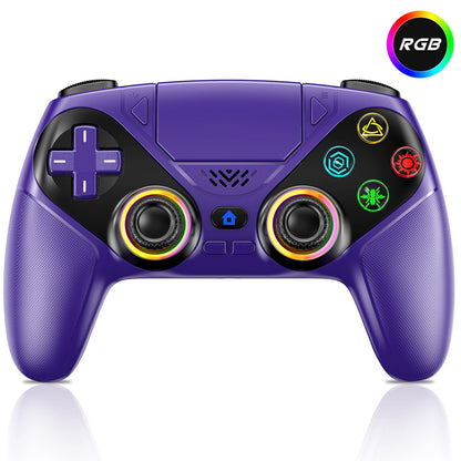 RGB Light Controller For PlayStation 5/PS5 Pro/Slim/PC Wireless Gamepad Marco/Turbo NO Drift Hall Effect Gaming Control Joystick