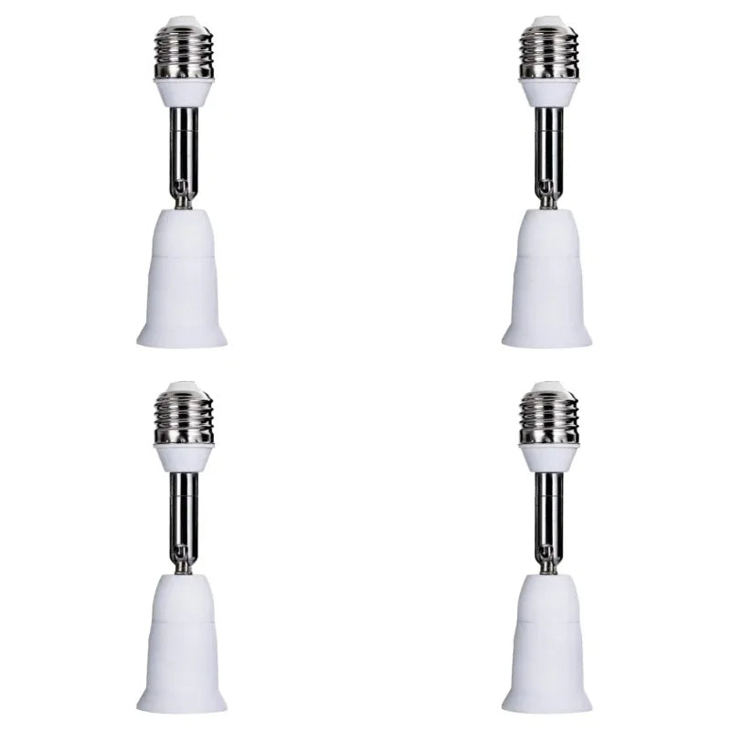 LED Light Bulb E27 Socket Flexible Extension Adapter Converter Wall Base Holder Screw Extension Cord for Lamp Holder
