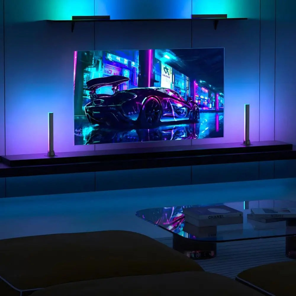 RGB Pickup RGB LED Light Bar USB Powered Smart Music Rhythm Lights Light Music Rhythm Sync Atmosphere Light Holiday Atmosphere
