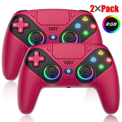 RGB Light Controller For PlayStation 5/PS5 Pro/Slim/PC Wireless Gamepad Marco/Turbo NO Drift Hall Effect Gaming Control Joystick