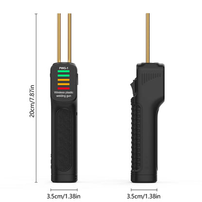 PWG-1 Wireless Charging Plastic Welding Gun With 200Pcs Welding Pins Built-in 2600mm Lithium Battery Plastic Welder Machine