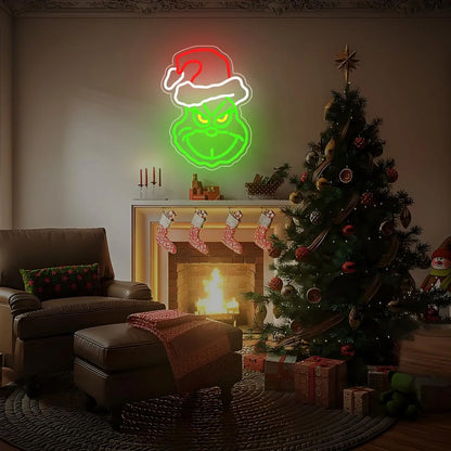 Christmas Neon Signs LED Neon Lights for Wall Decor Bedroom Livingroom Christmas Party Decorations A Great Gift for Children
