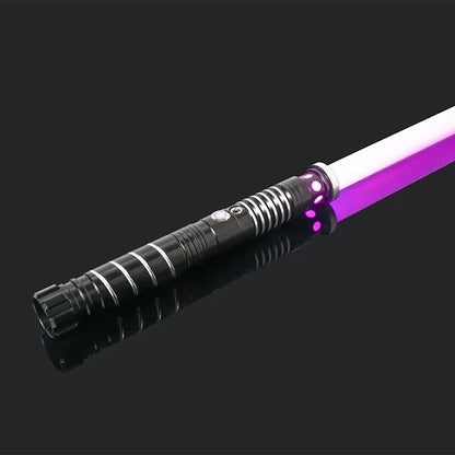 RGB Metal Lightsaber — 14-Color LED Sword with Sound Effects & USB Rechargeable Battery