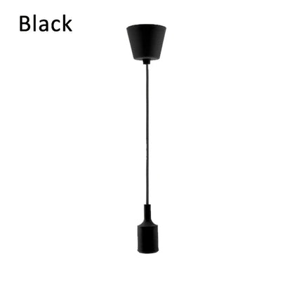 Pendant Lights Modern Simple Single Head Silica Gel Pendant Lamps AC90-260V E27 Holder 100cm Cord 13 Colors