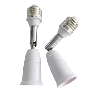 LED Light Bulb E27 Socket Flexible Extension Adapter Converter Wall Base Holder Screw Extension Cord for Lamp Holder