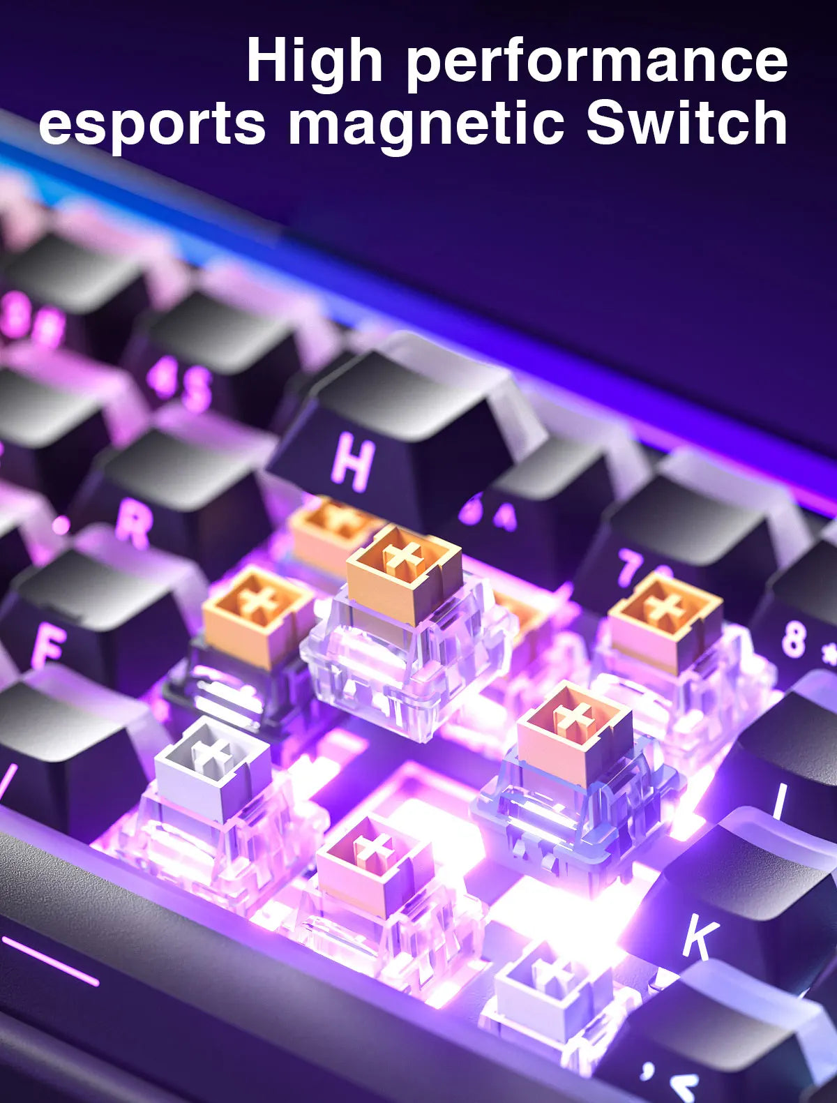 HERO 68HE RGB Mechanical Gaming Keyboard, 68-Key Wired