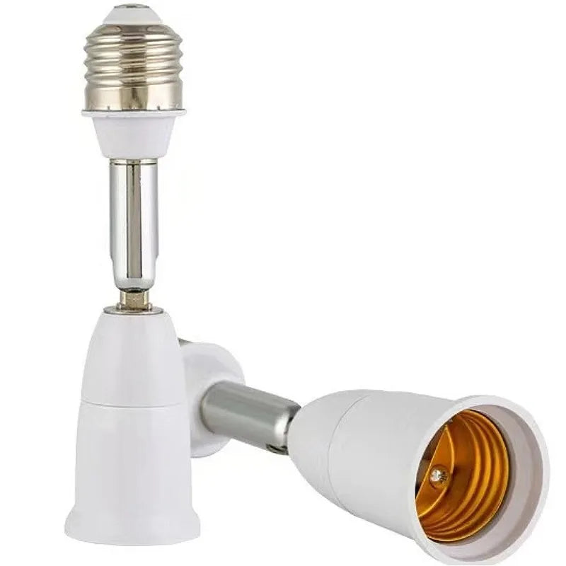 LED Light Bulb E27 Socket Flexible Extension Adapter Converter Wall Base Holder Screw Extension Cord for Lamp Holder
