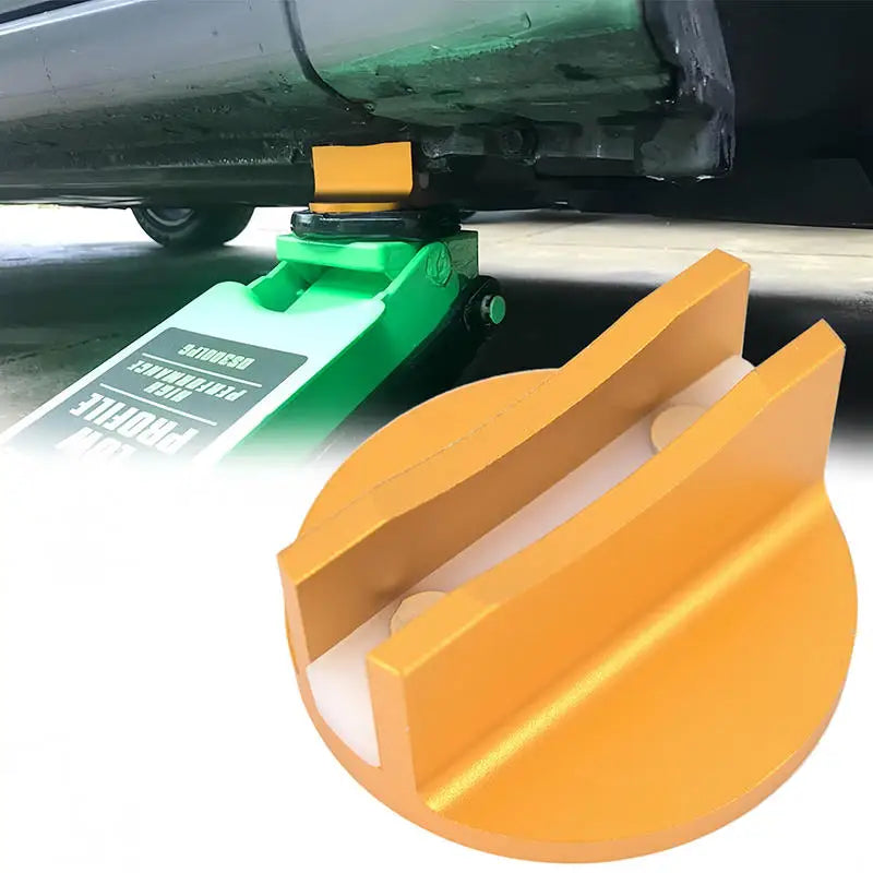Pinch Weld Jack Adapter Magnetic Aluminum Grooved Magnetic Jacking Puck Universal Magnetic Jack For Sub-Frame Vehicle Floor Jack