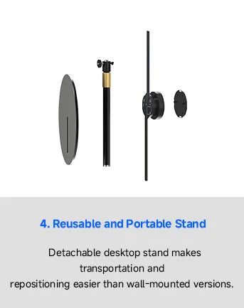 3D Hologram Fan 42CM Desktop LED Display Equipment Projector Holographic Display New Generation Hologram Machine For Advertising