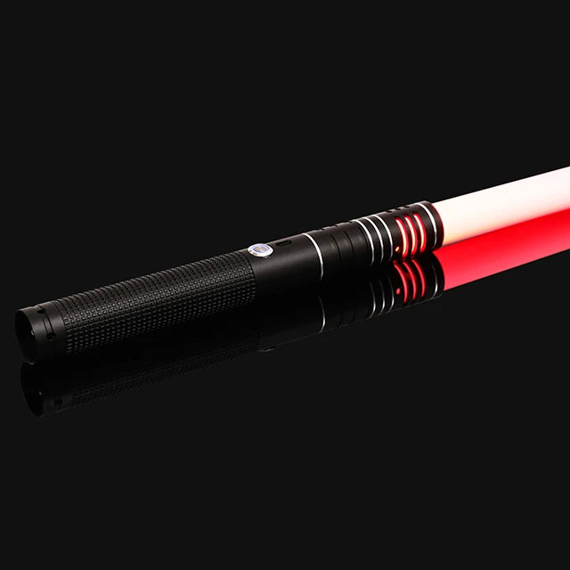 RGB Metal Lightsaber — 14-Color LED Sword with Sound Effects & USB Rechargeable Battery