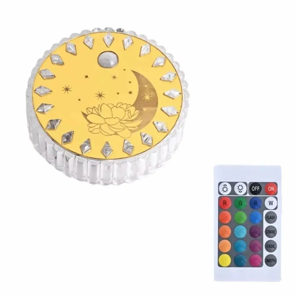 RGB Ambient Light Wireless Wall Lamp USB Rechargeable Dimmable Control RGB Gradient Lamp Motion Sensor Magnetic Sticker