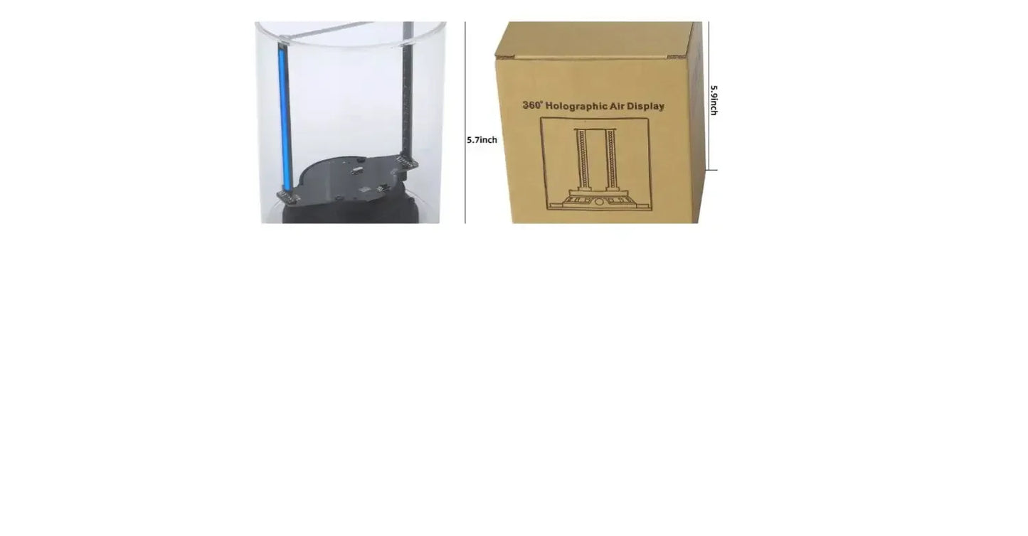 360° No Dead Angle 3D Hologram Fan - HD LED Display with Remote for Commercial Events