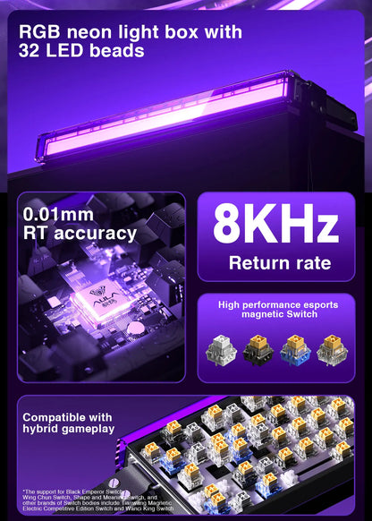 HERO 68HE RGB Mechanical Gaming Keyboard, 68-Key Wired
