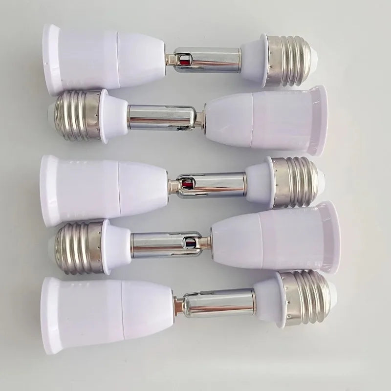 LED Light Bulb E27 Socket Flexible Extension Adapter Converter Wall Base Holder Screw Extension Cord for Lamp Holder